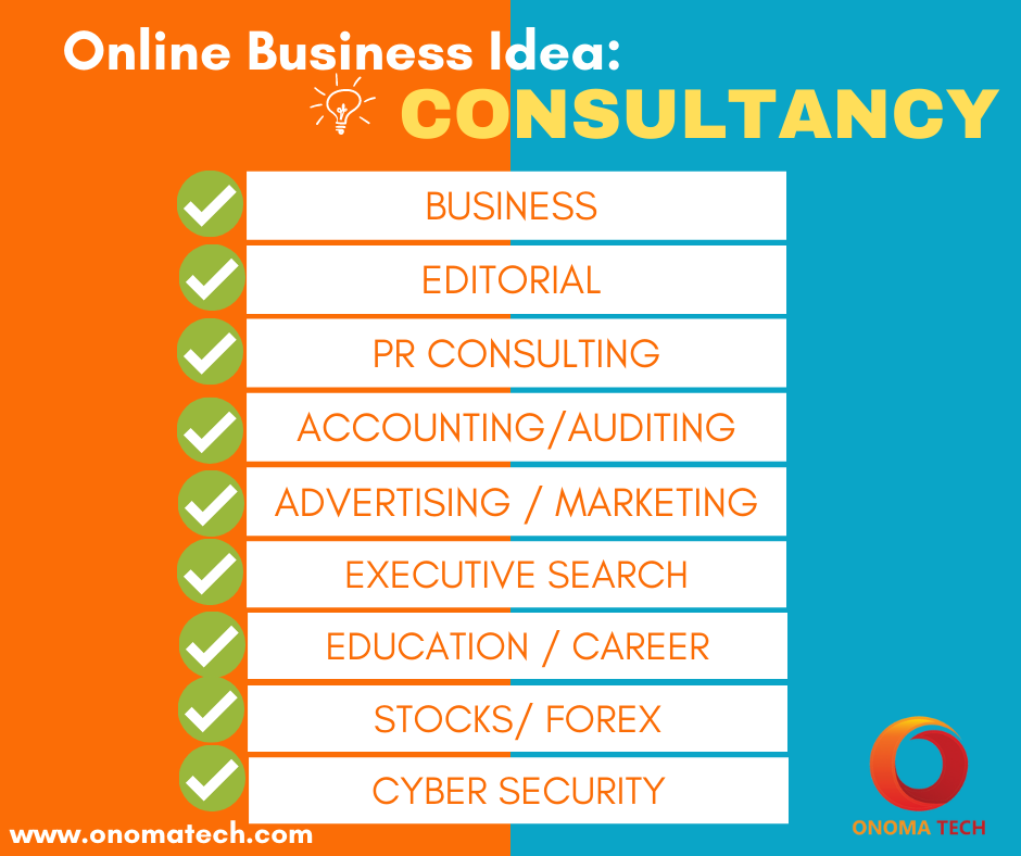 types of consultancy business online